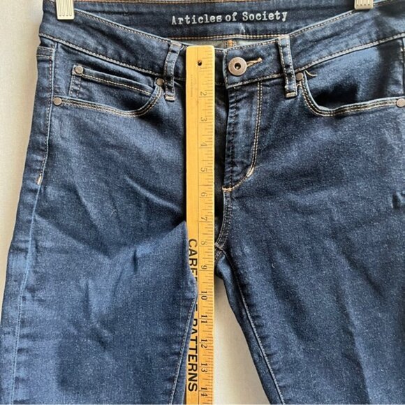 Articles of Society fat washed skinny jeans Sz 27 - Picture 10 of 13